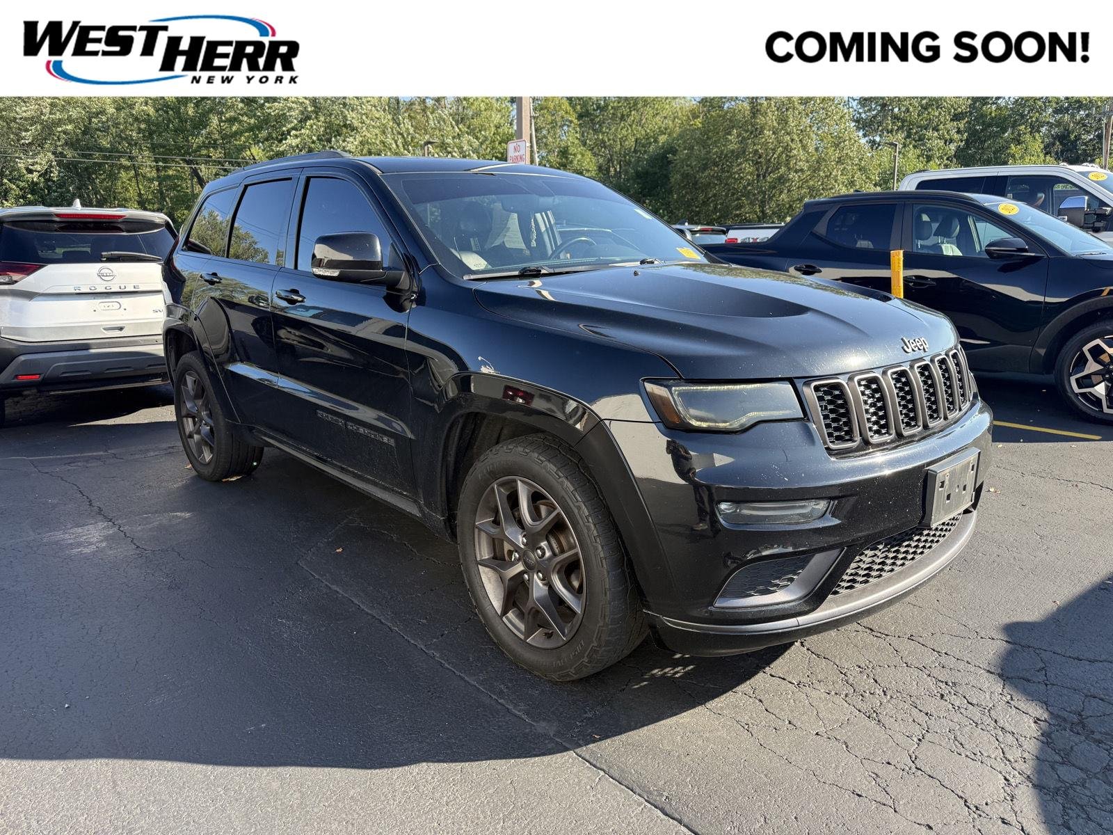 Used 2020 Diamond Black Crystal Pearlcoat Jeep Limited X image 1