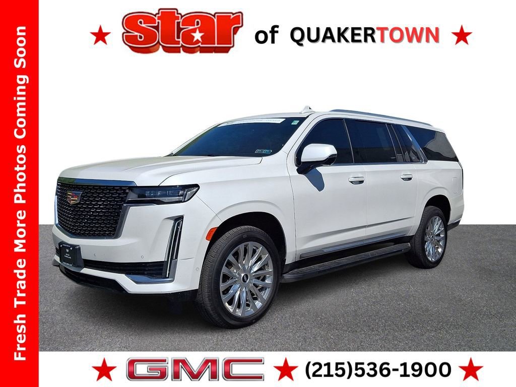 Crystal White Tricoat 2024 Cadillac Escalade ESV Premium Luxury 4WD SUV / Crossover Four-Wheel Drive