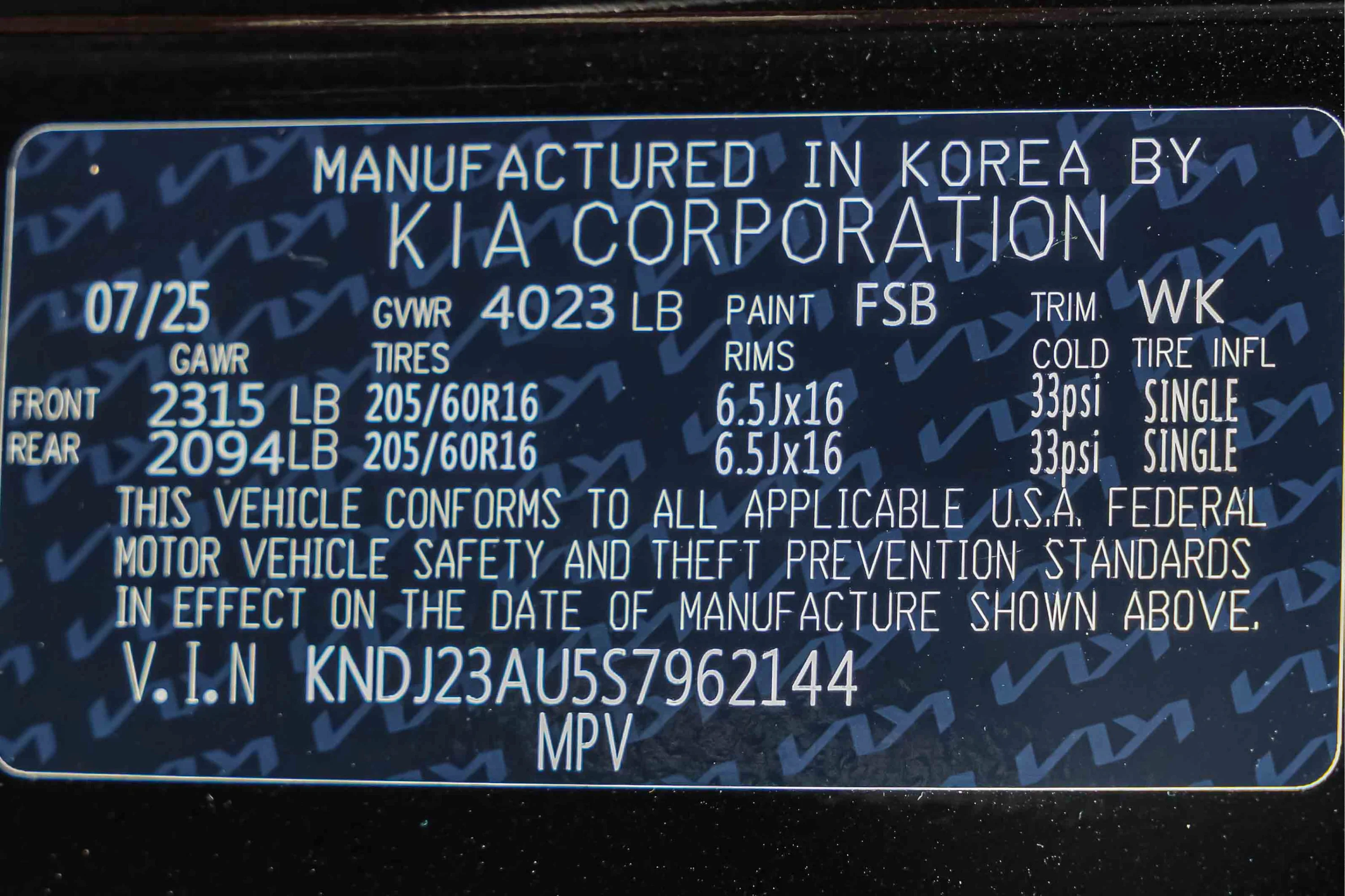 Certified Used 2025 Black Kia LX image 8