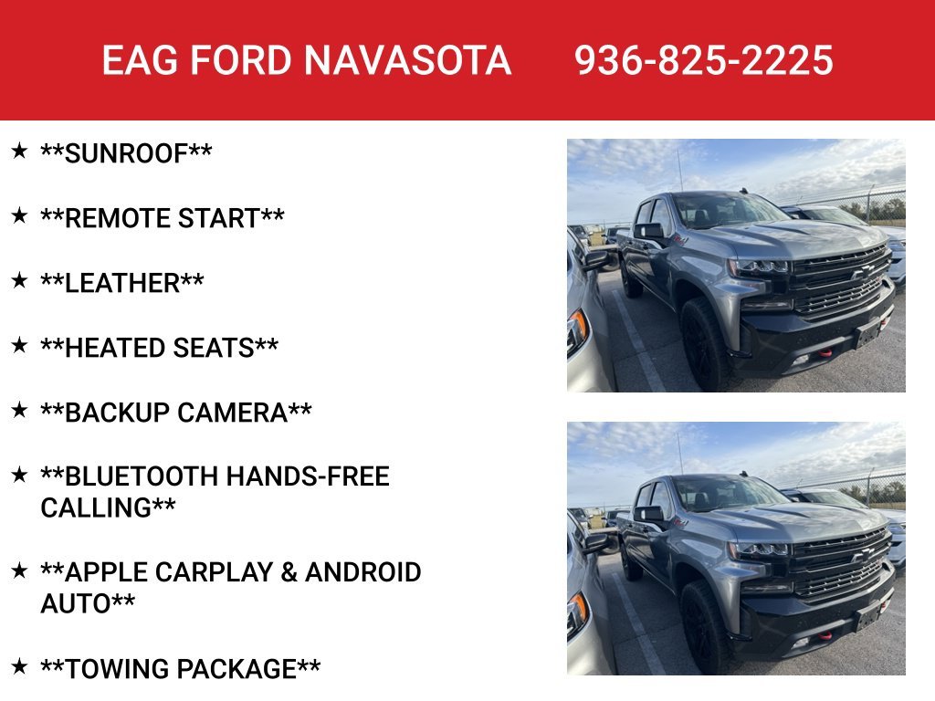 Used 2022 Satin Steel Metallic Chevrolet LT Trail Boss image 2