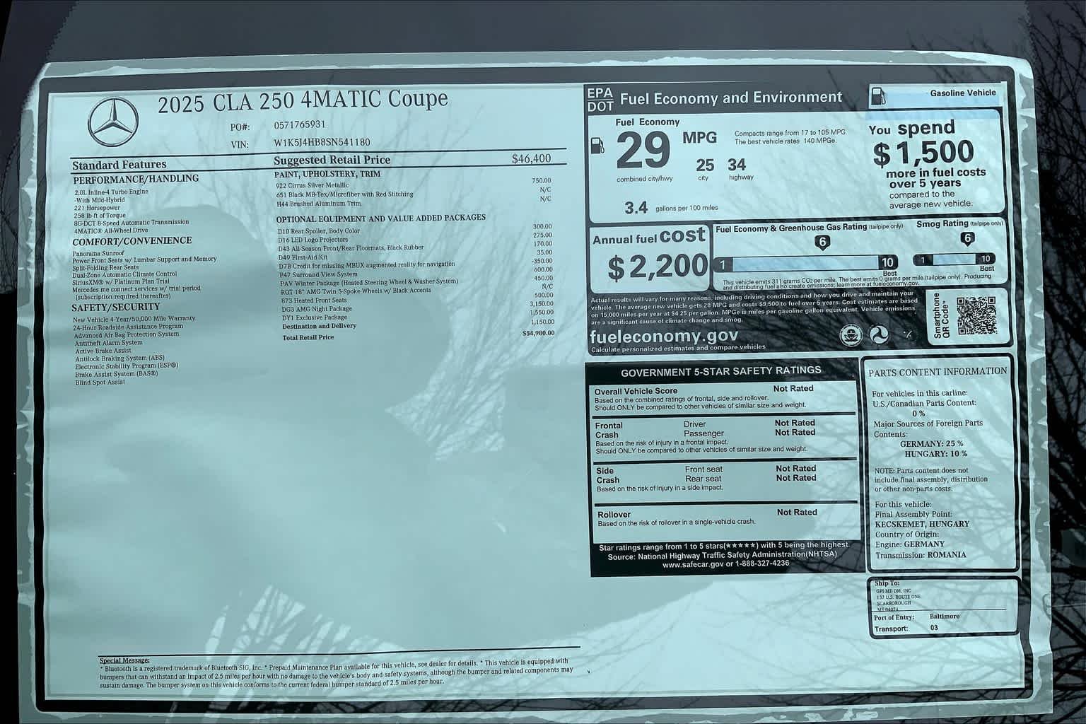 2025 Mercedes-Benz CLA CLA 250 - Photo 26