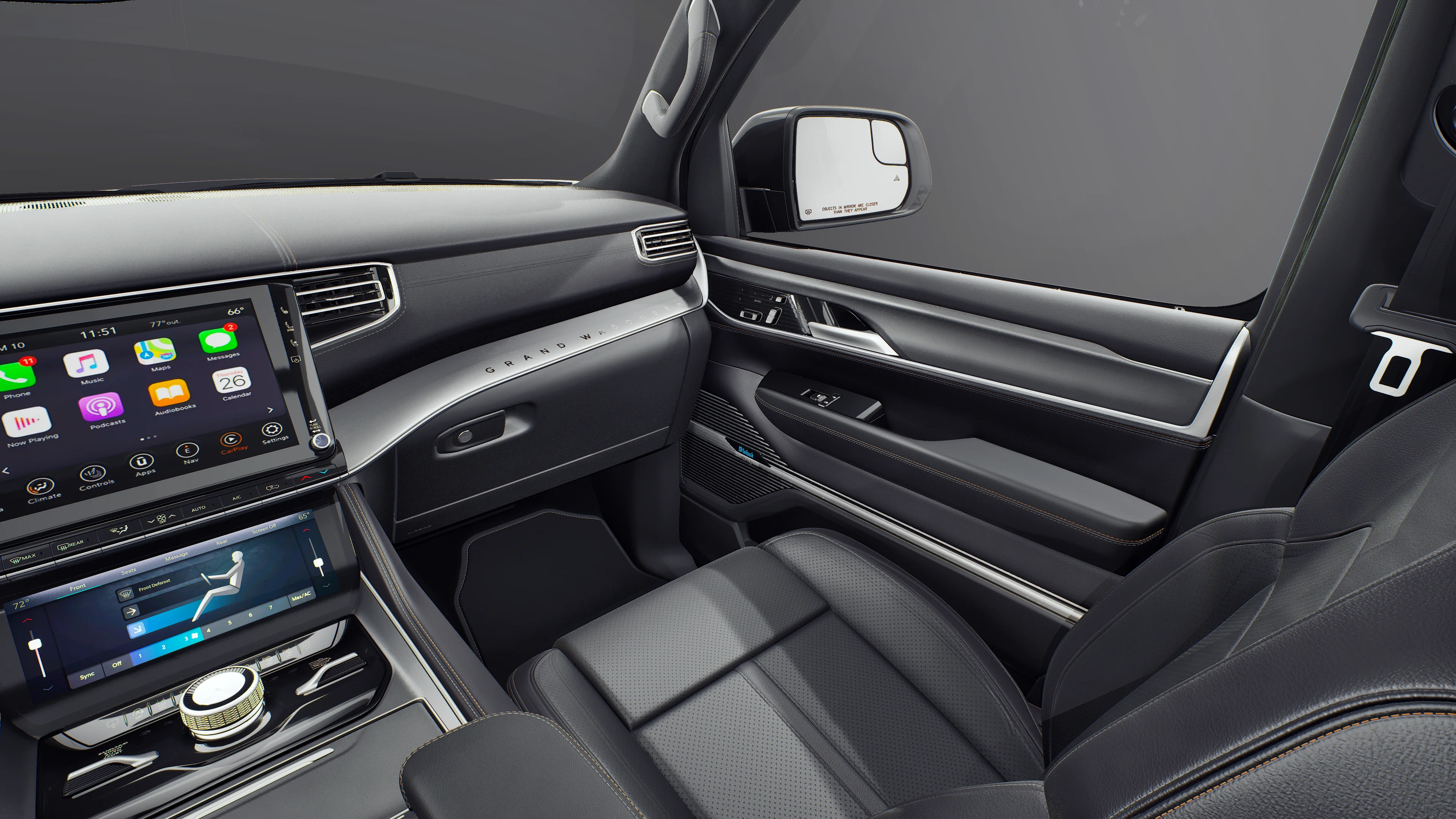 New 2027 Bright White Clear-Coat Paint Jeep Grand Wagoneer image 7