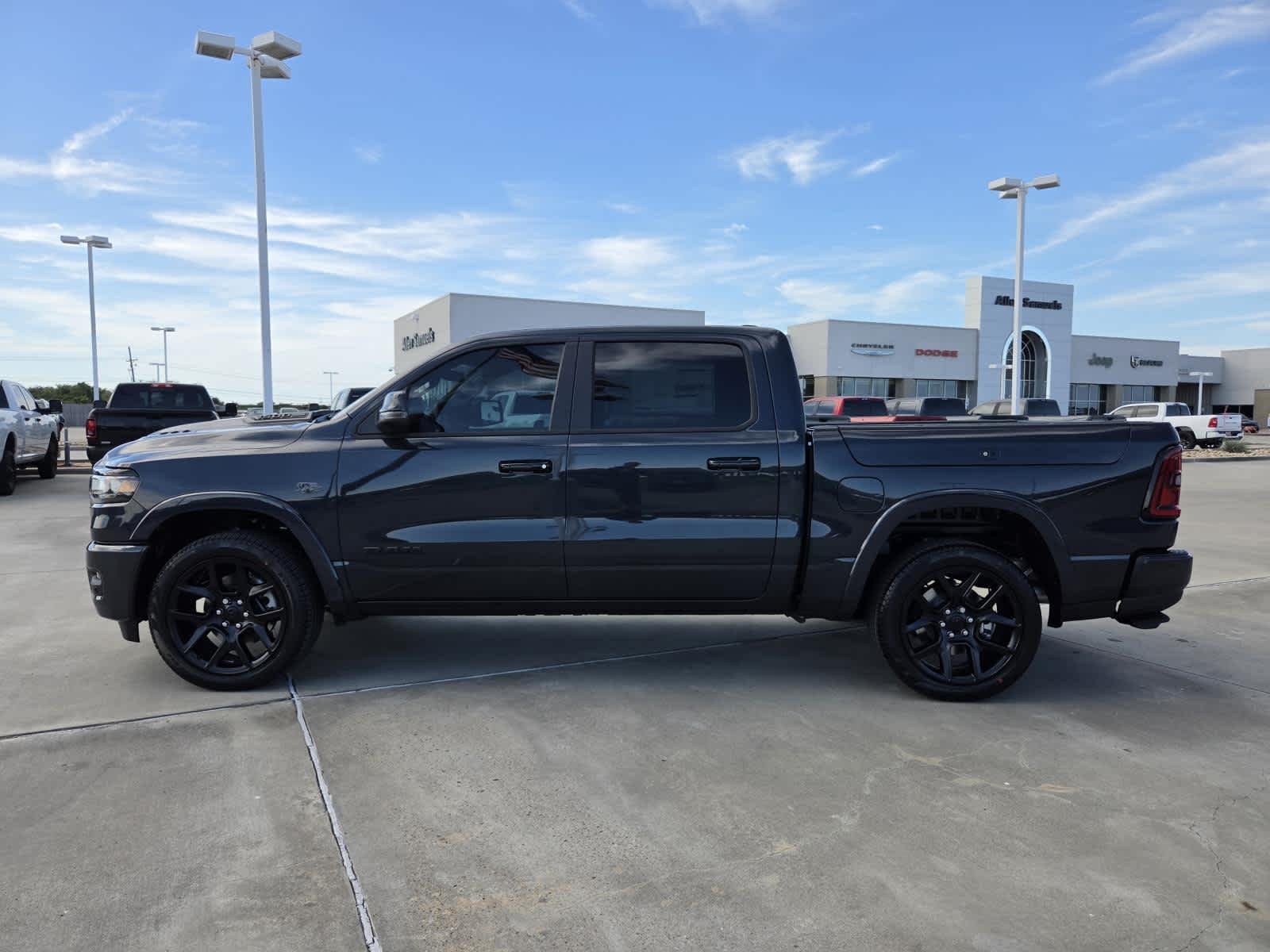 New 2027 Forged Blue Metallic Exterior Paint RAM Laramie image 2
