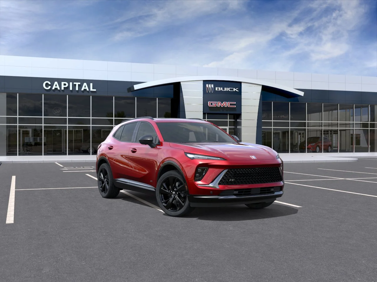New 2026 Brilliant Red Buick Sport Touring AWD image 2