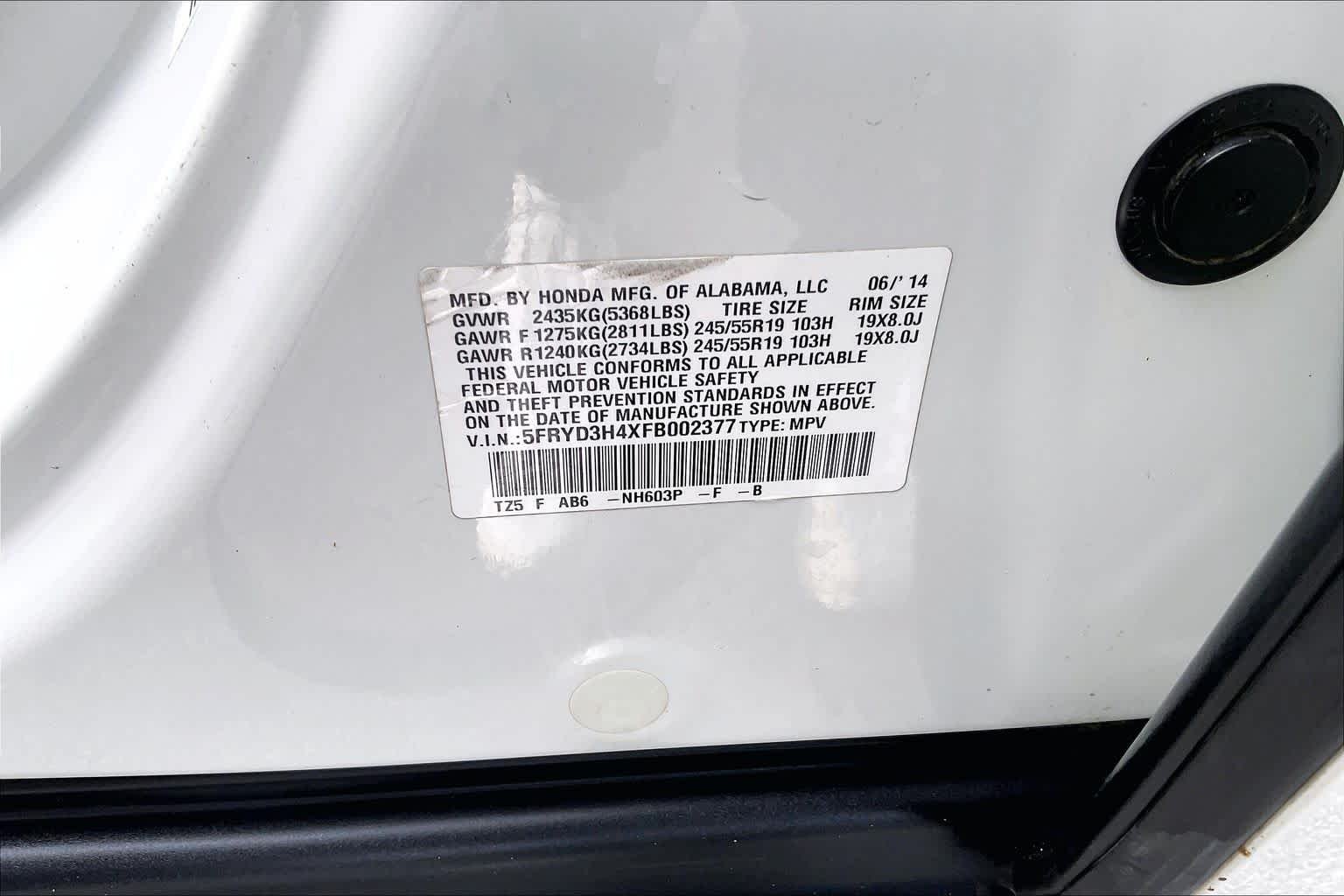 Used 2015 White Acura Tech Pkg image 33