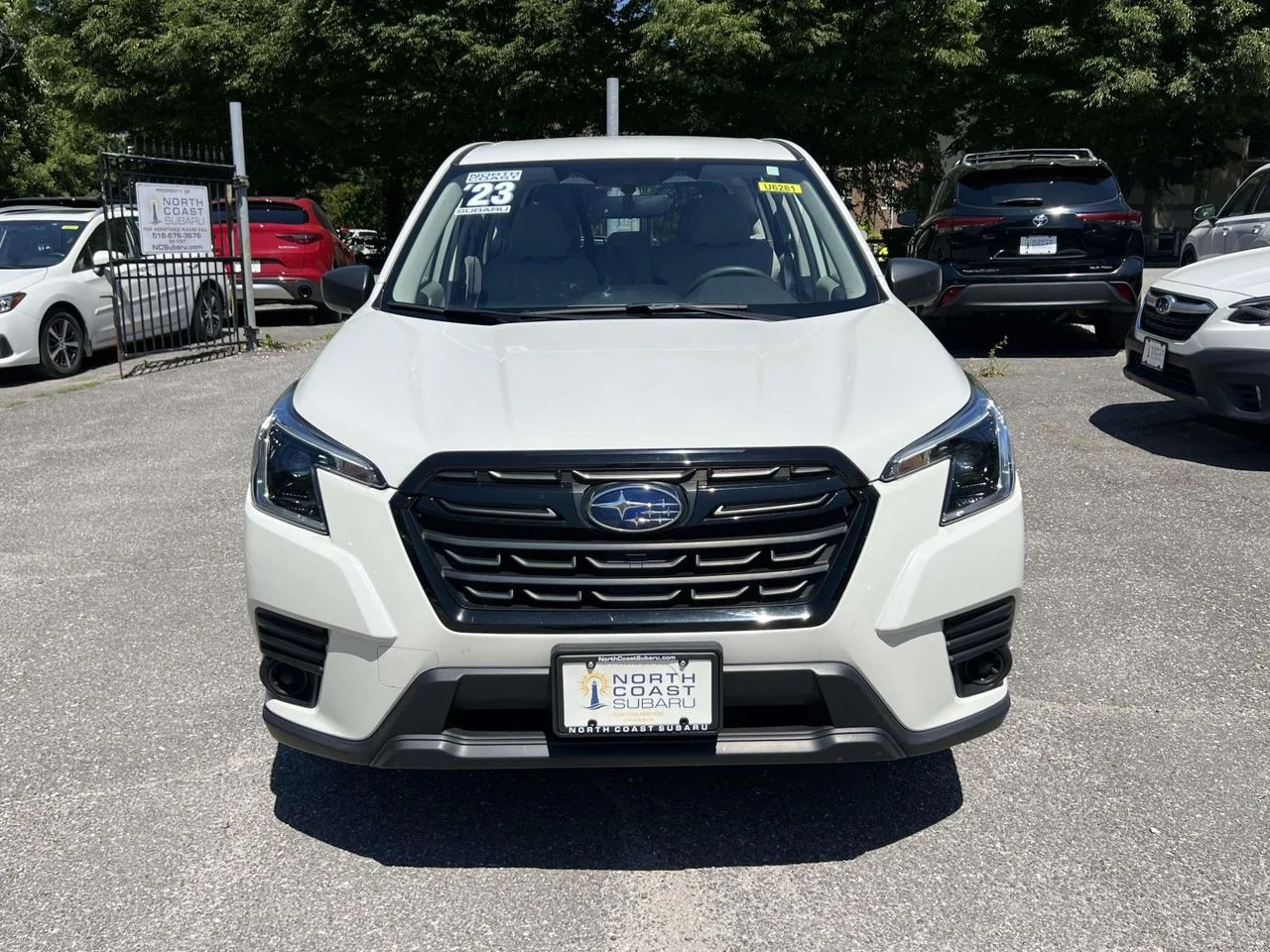 Used 2023 Crystal White Pearl Subaru Base image 8