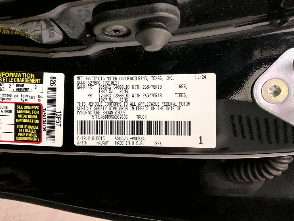 Used 2025 Black Toyota SR5 image 41