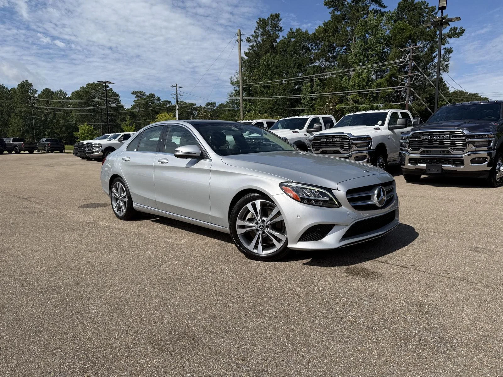 Used 2020 Iridium Silver Metallic Mercedes-Benz C 300 image 3