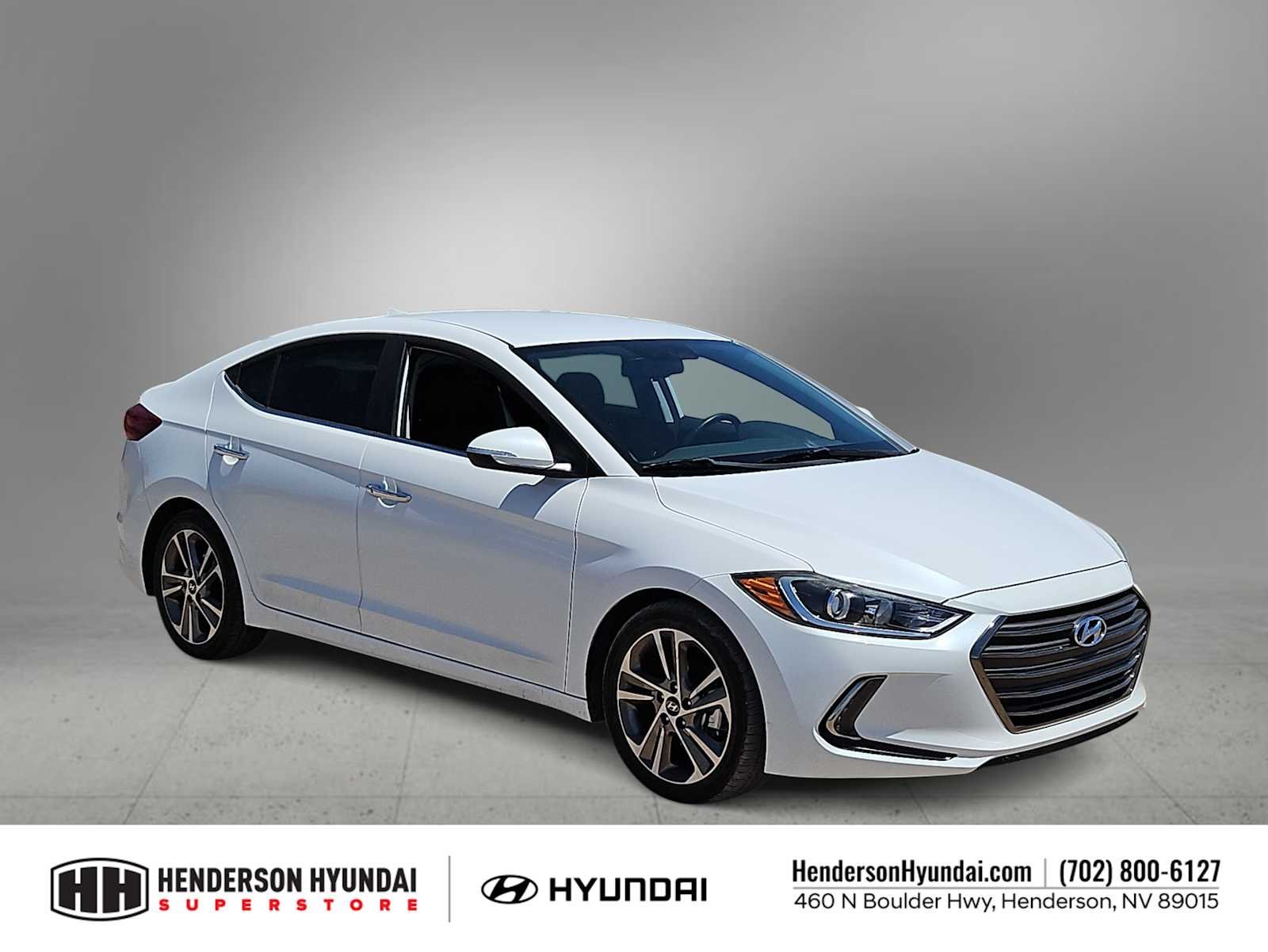 Certified Used 2017 Quartz White Pearl Hyundai Limited image 2