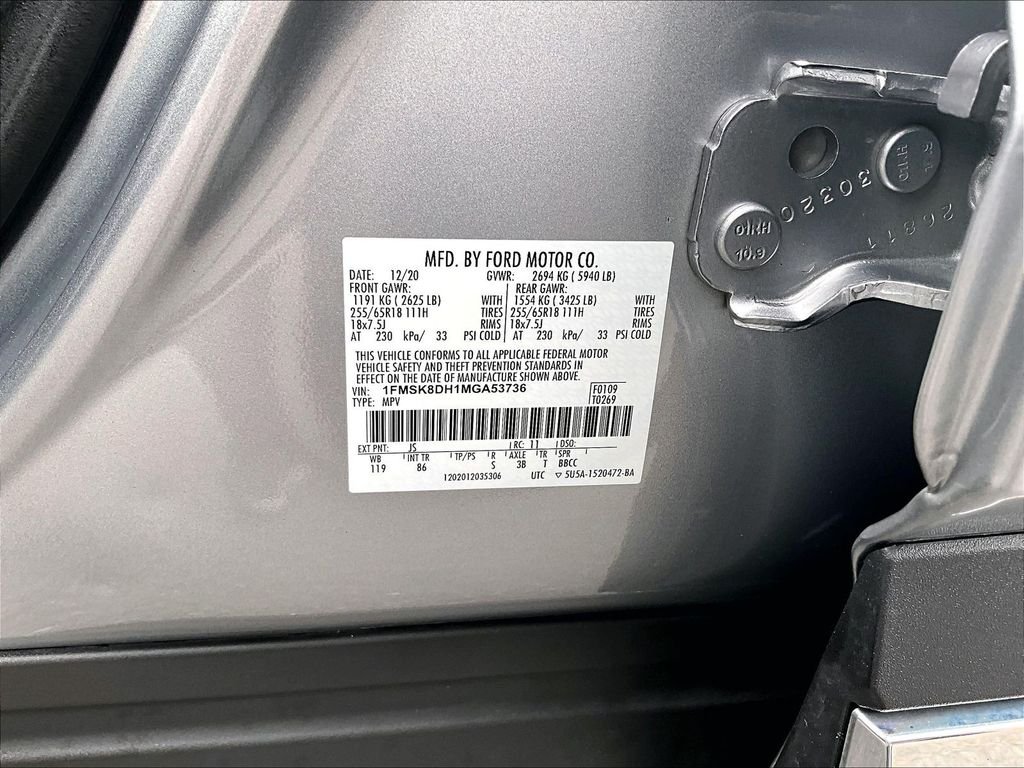 Used 2021 Silver Metallic Ford XLT image 34