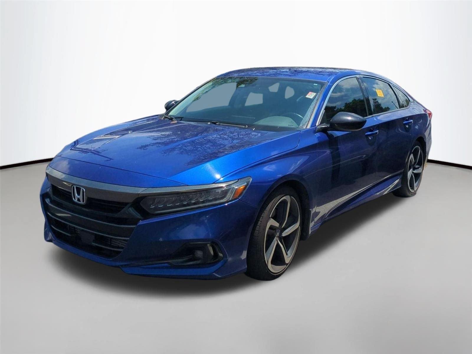 Used 2022 Still Night Pearl Honda Sport SE image 1