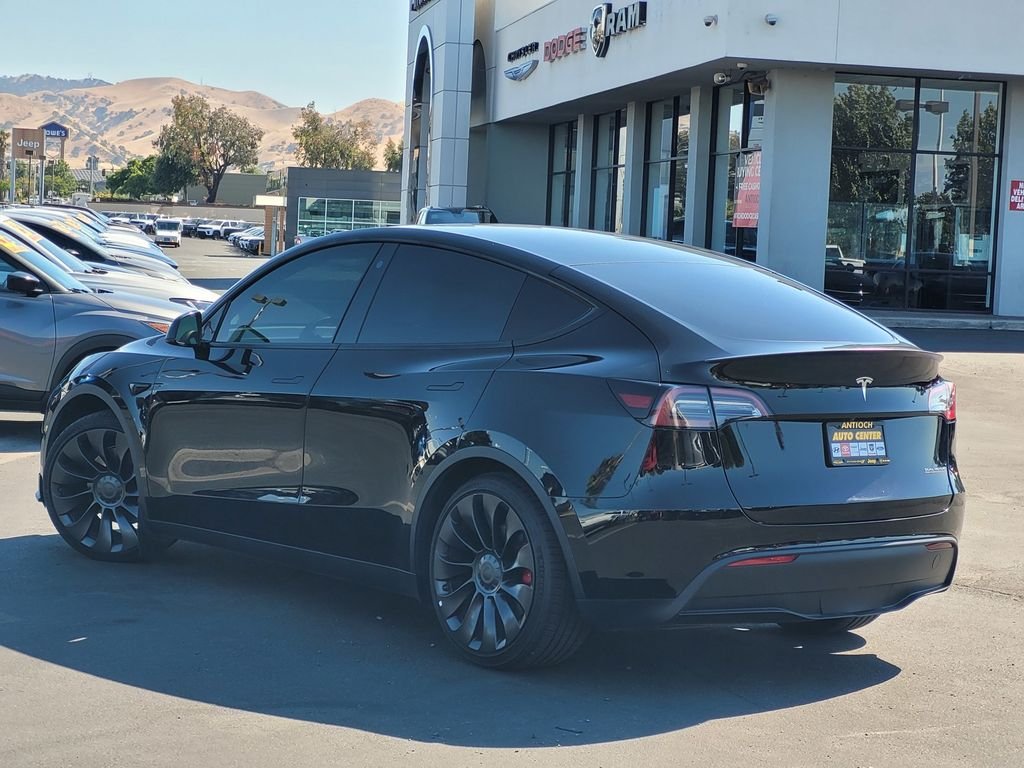 Used 2022 Black Tesla Performance image 6
