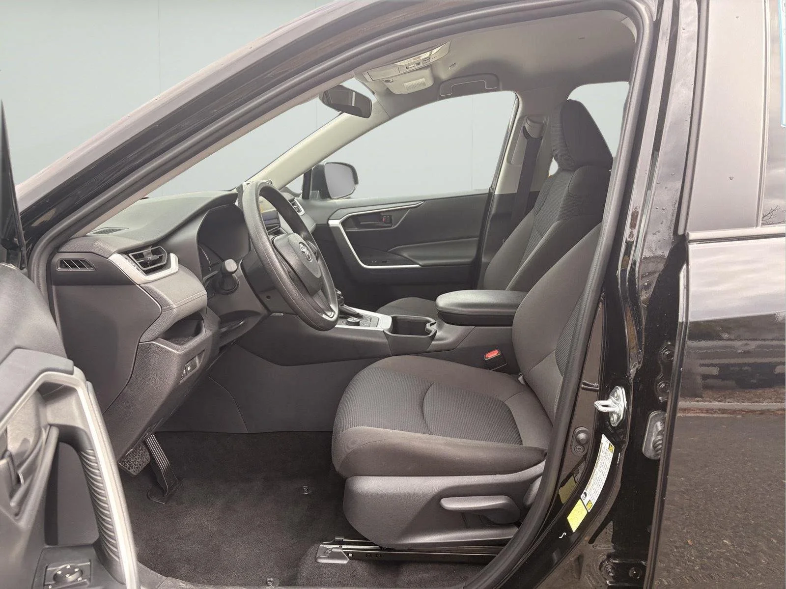 Used 2025 Midnight Black Metallic Toyota Hybrid LE image 8