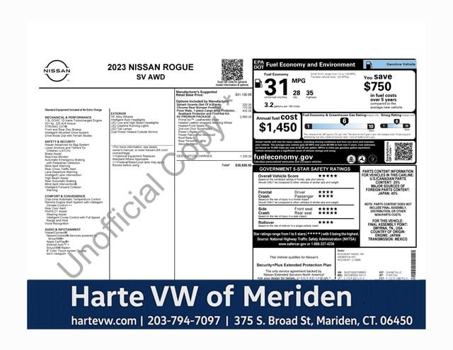 2023 Nissan Rogue SV