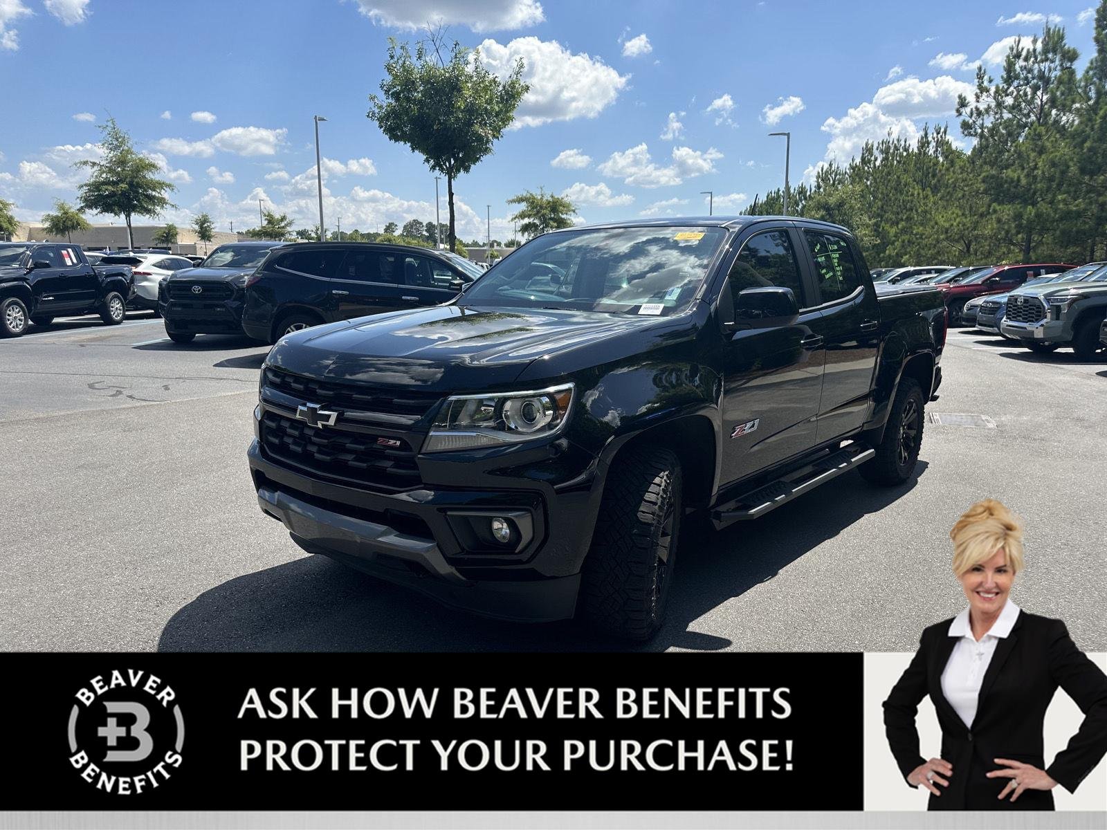 Used 2021 Black Chevrolet 4WD Z71 image 1