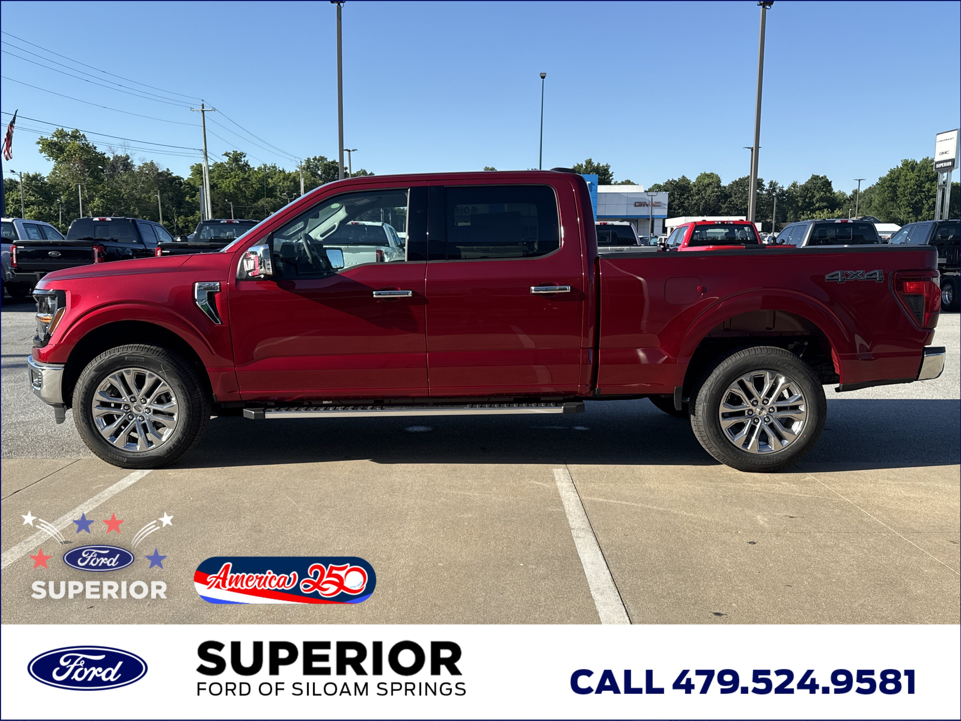 New 2026 Ruby Red Metallic Tinted Clearcoat Ford XLT 4WD image 11