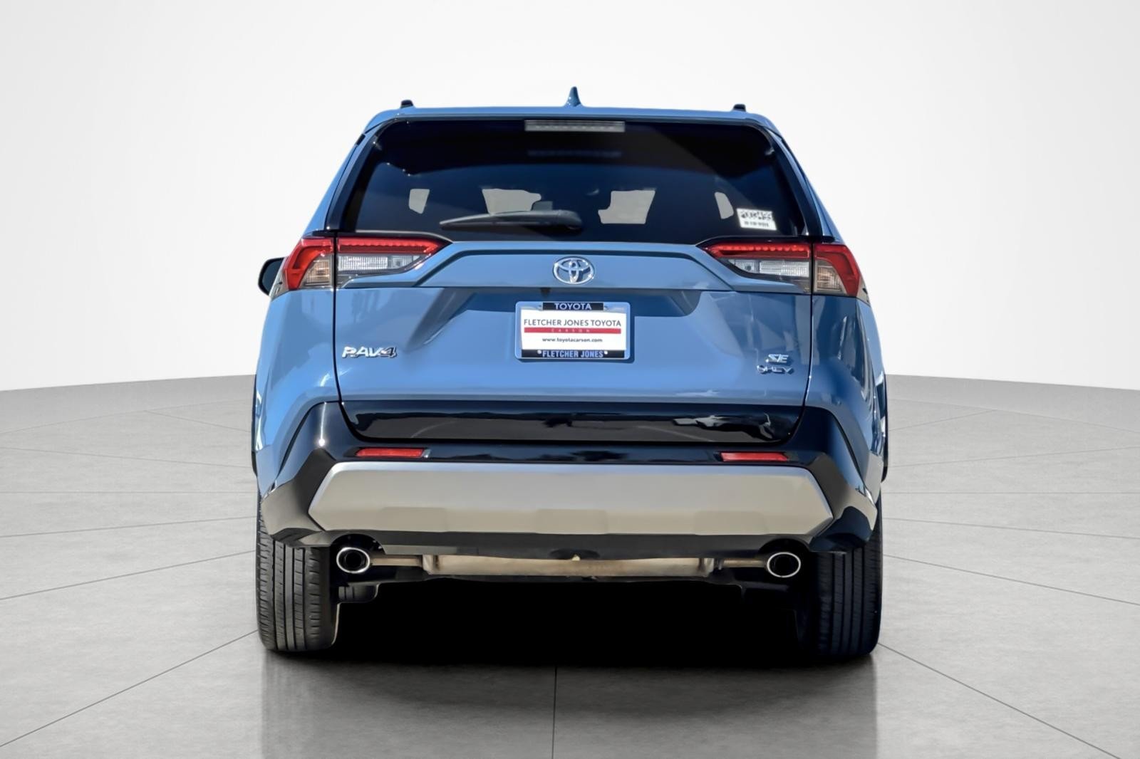 Used 2025 Cavalry Blue Toyota Hybrid SE image 4