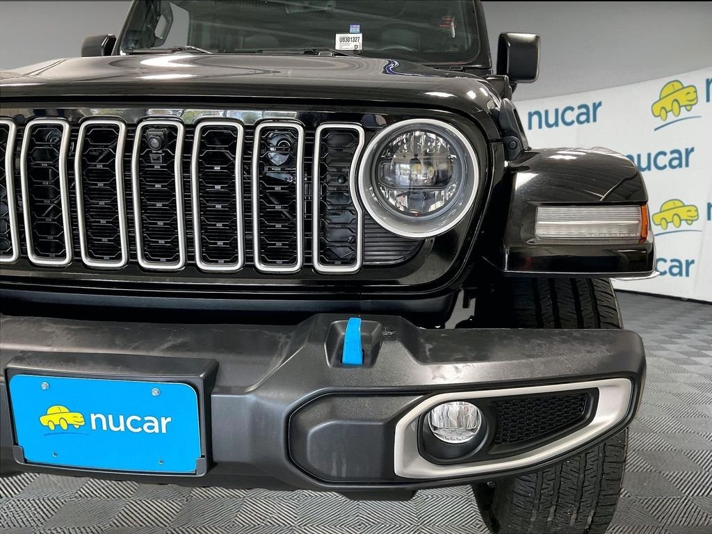 Used 2024 Black Jeep Sahara 4xe image 32