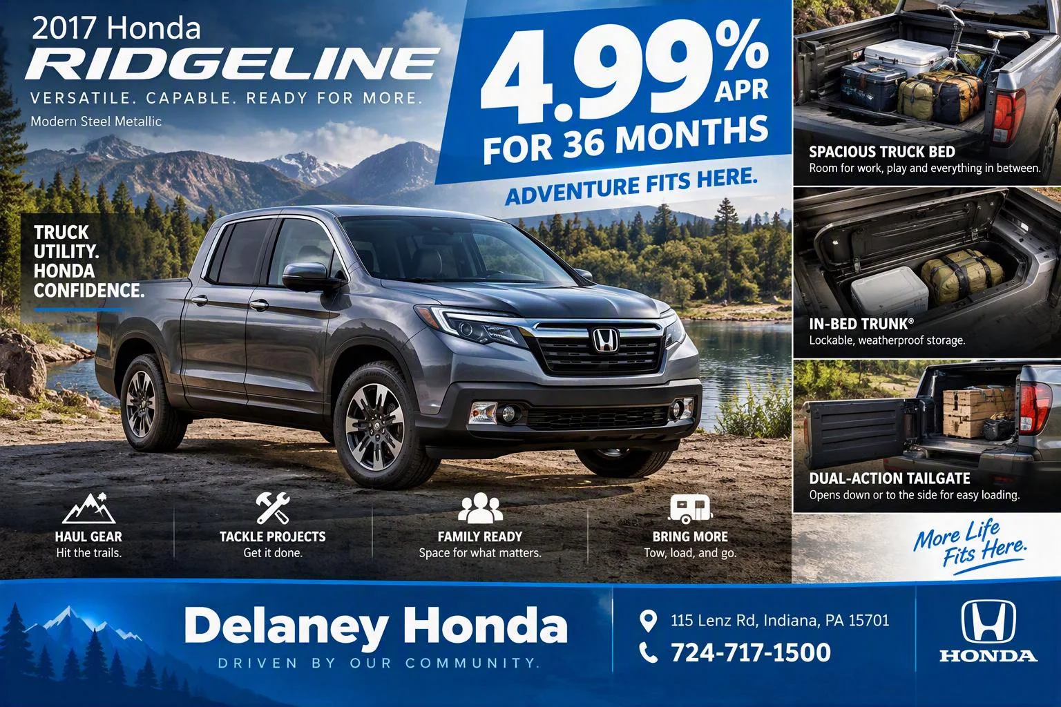 Used 2017 Modern Steel Honda RTL image 2