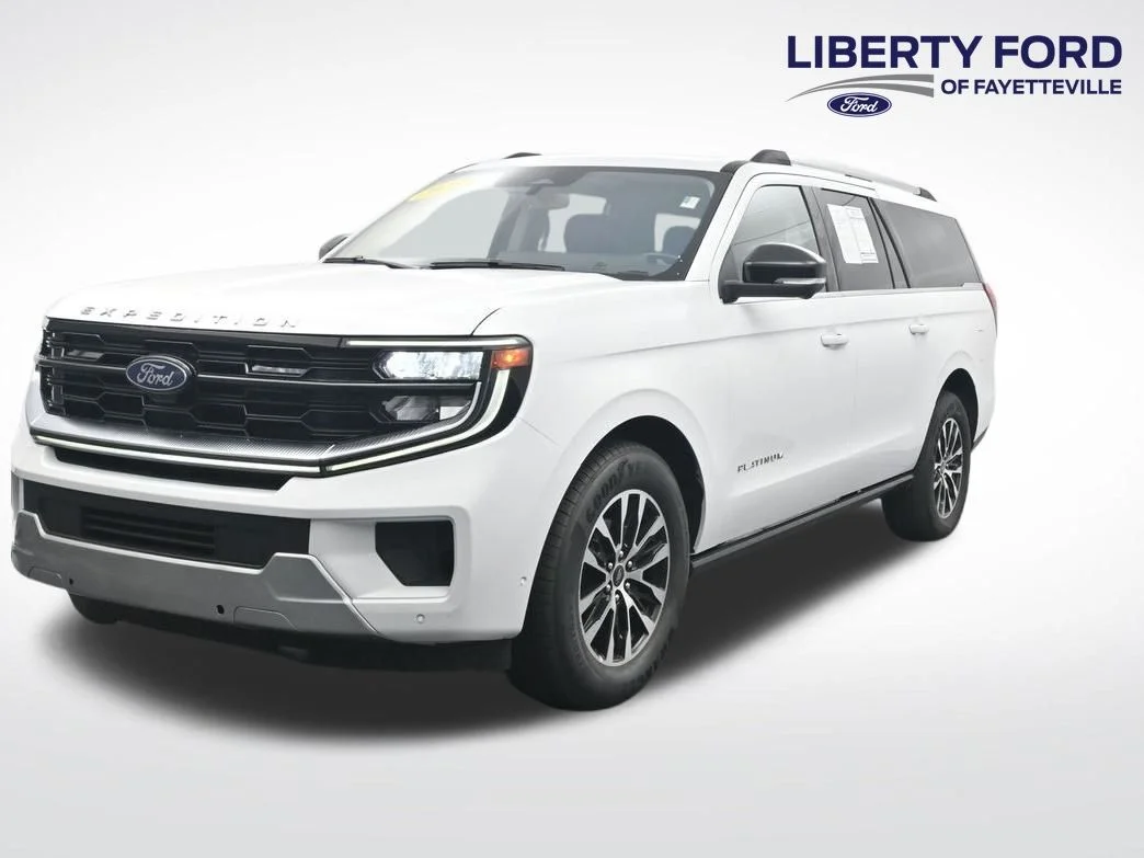 Certified Used 2025 Oxford White Ford Platinum image 1
