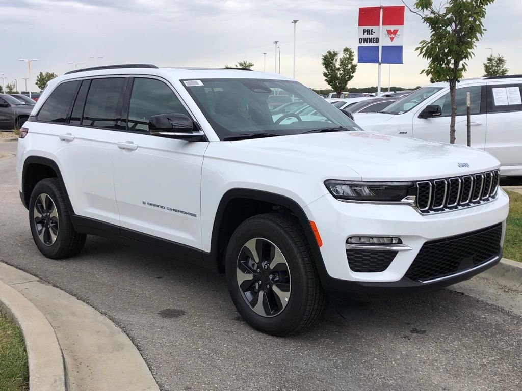 New 2024 Bright White Clearcoat Jeep 4xe image 3
