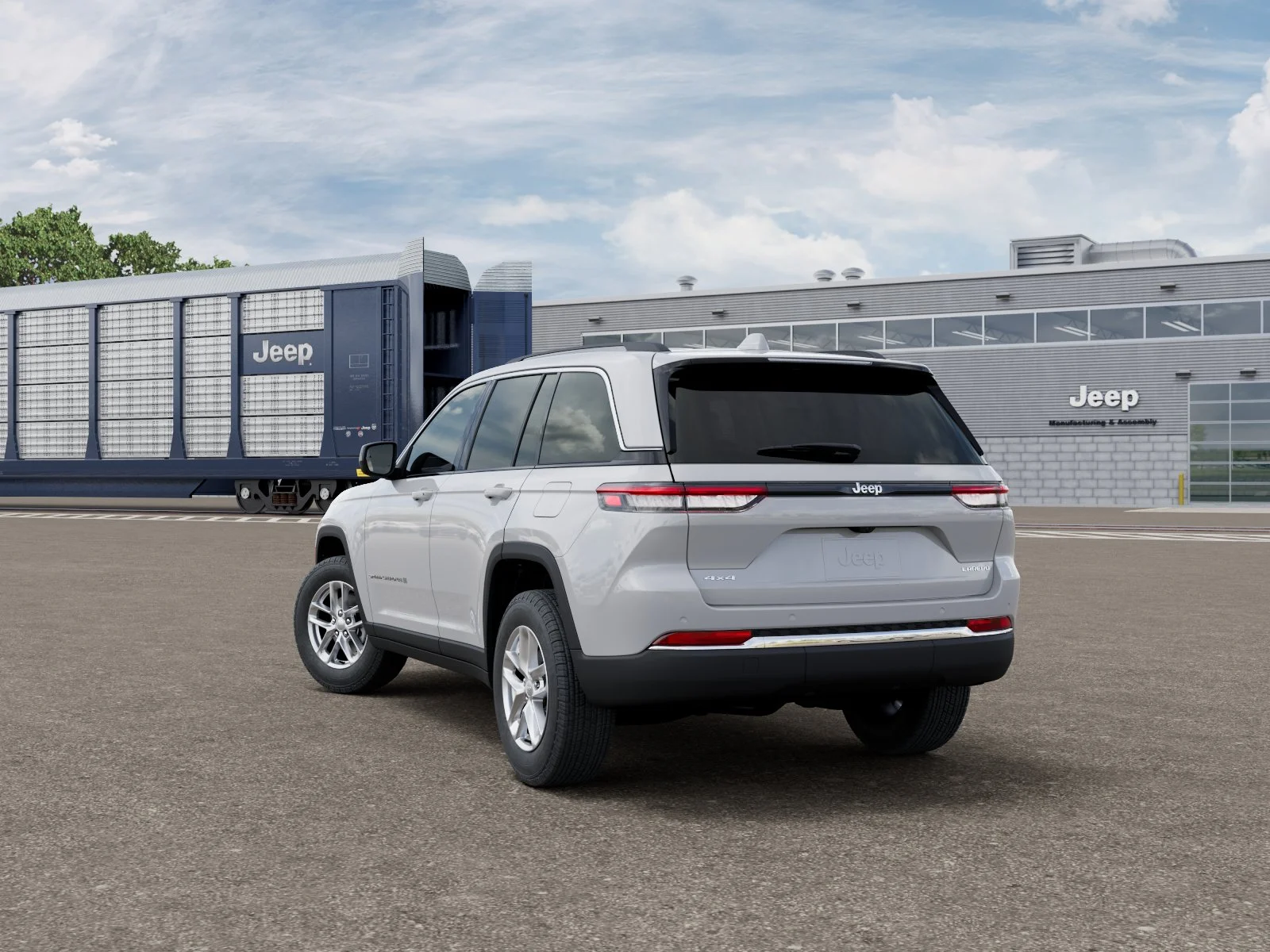 New 2026 Bright White Clear-Coat Exterior Paint Jeep Laredo X image 29