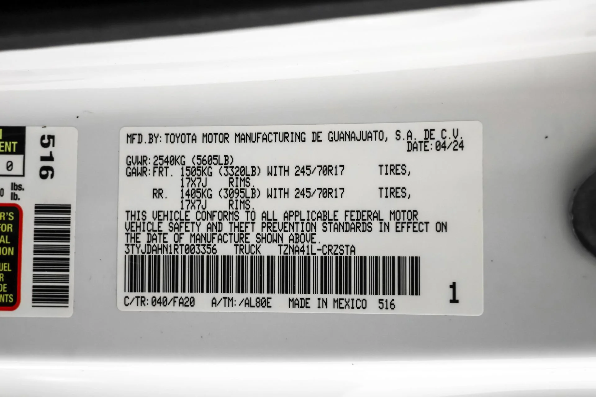 Used 2024 White Toyota SR image 42