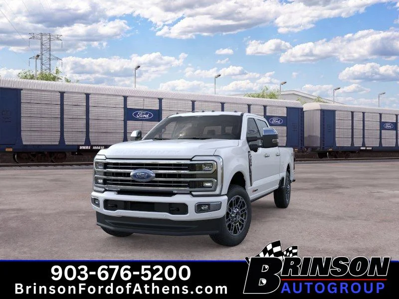 New 2026 Star White Metallic Tri-Coat Ford F-250® Platinum® image 2