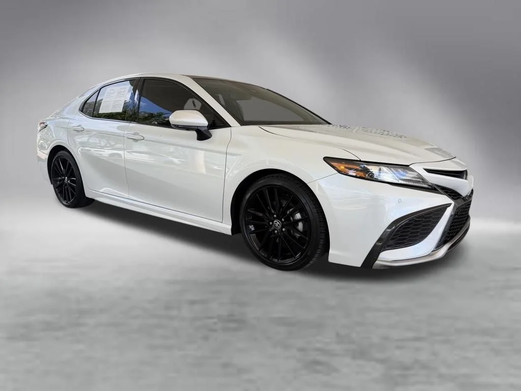 Used 2022 Beige Toyota XSE V6 image 1