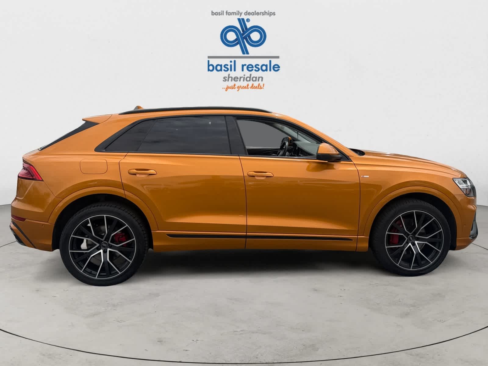 Used 2021 Dragon Orange Metallic Audi Premium Plus image 8