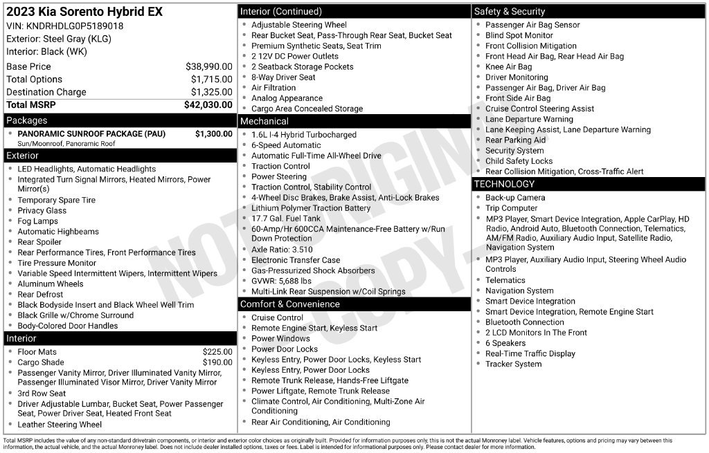 Used 2023 Steel Gray Kia EX image 4