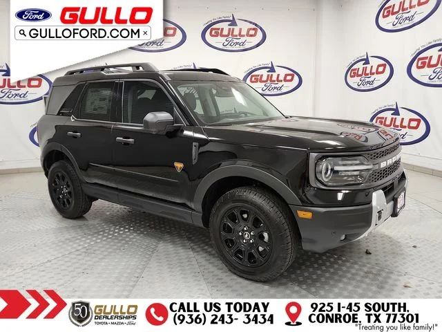 New 2026 Shadow Black Ford Badlands image 1