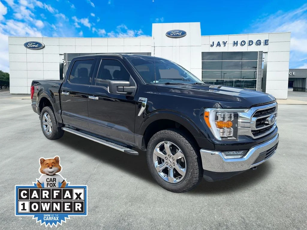 Certified Used 2023 Black Ford XLT image 1