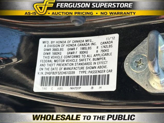 Used 2012 Gray Honda LX image 30