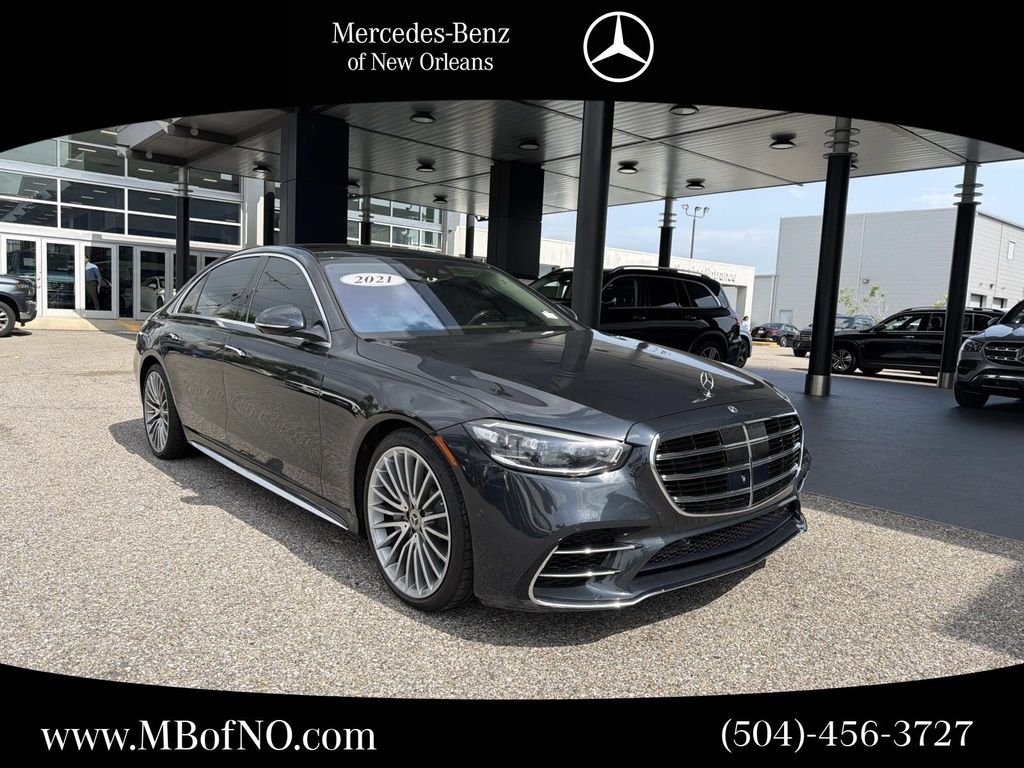 Certified Used 2021  Mercedes-Benz S 580 image 1