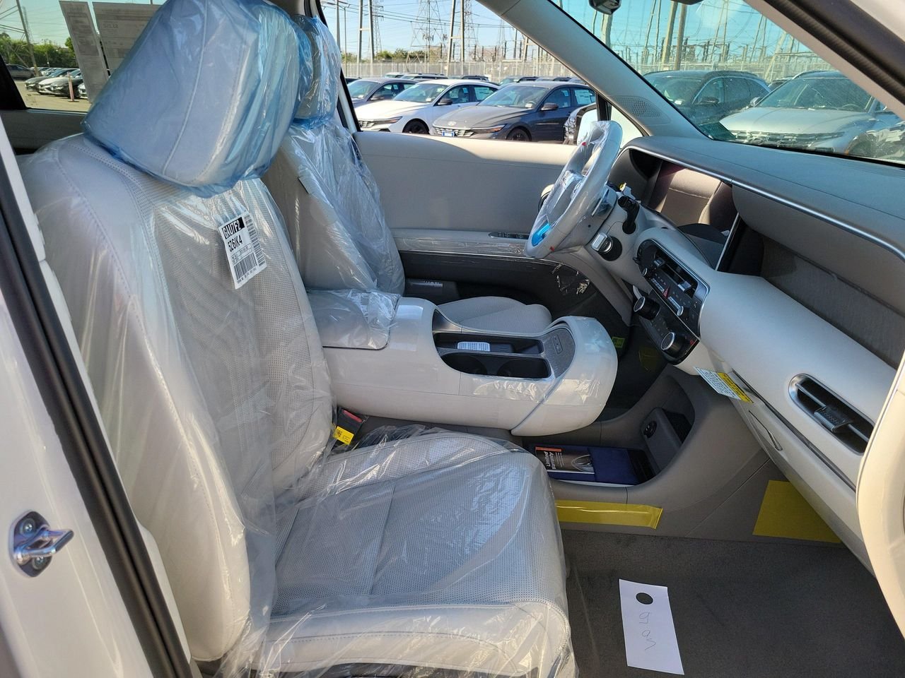New 2026 Creamy White Pearl Hyundai SEL FWD image 17