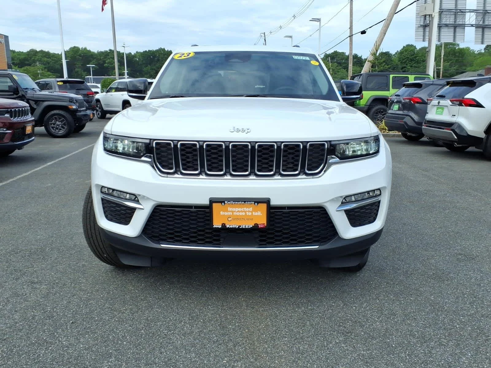 Certified Used 2023 Bright White Clearcoat Jeep Limited image 3