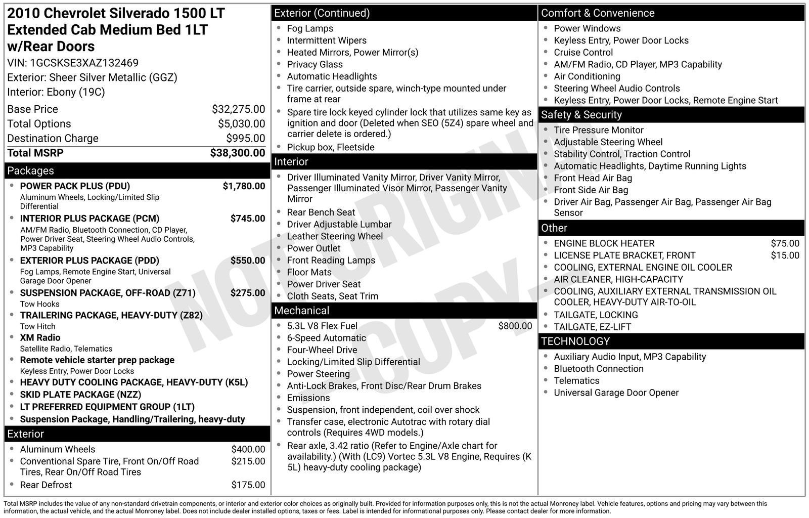 Used 2010 Silver Chevrolet LT image 6