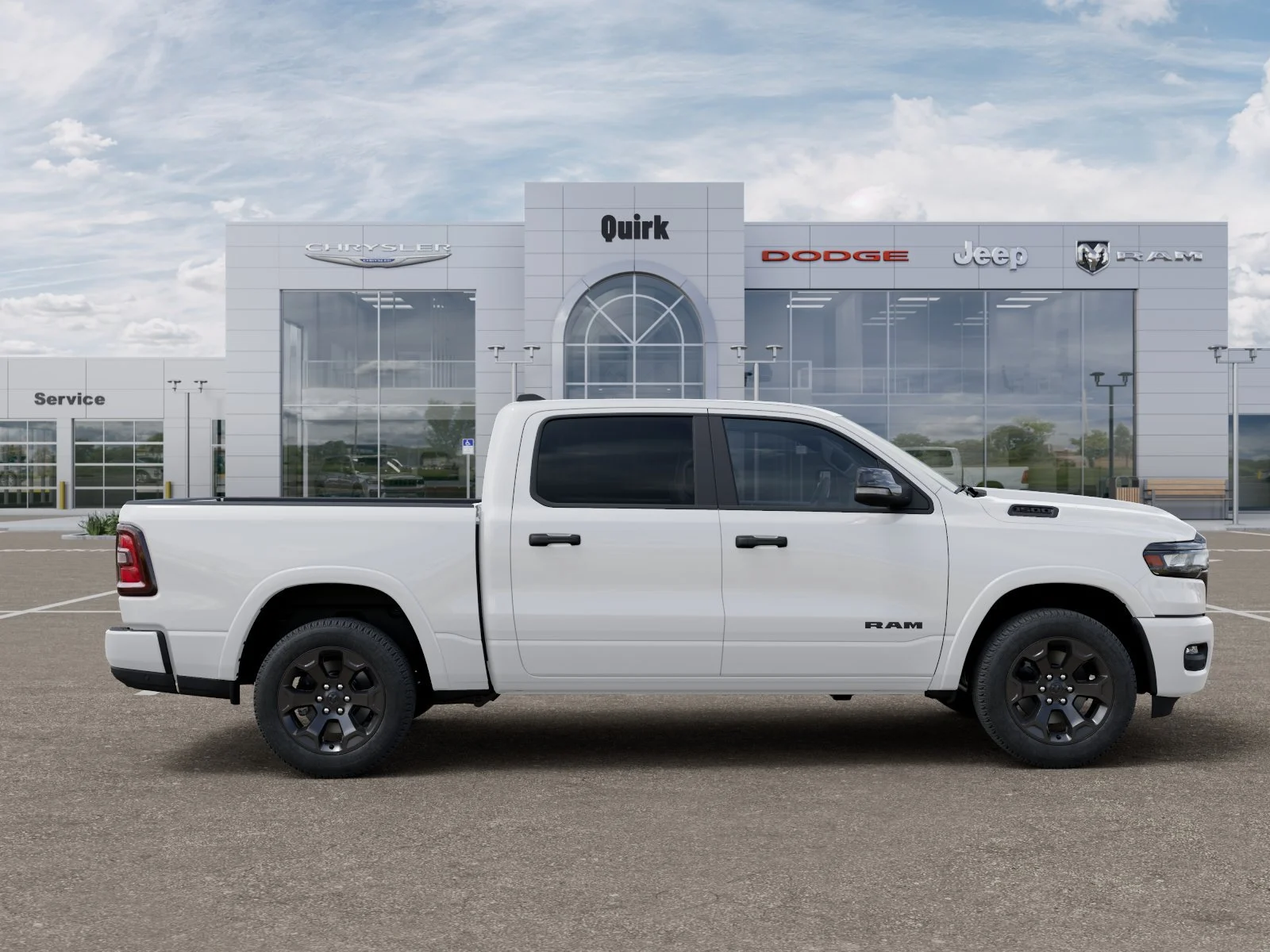 New 2027 Bright White Clear-Coat Exterior Paint RAM Big Horn image 21