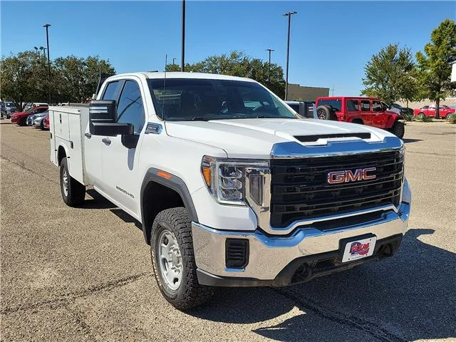 Used 2022 Summit White GMC Pro 4x4 Double Cab 8 ft. box 162.5 in. WB image 6