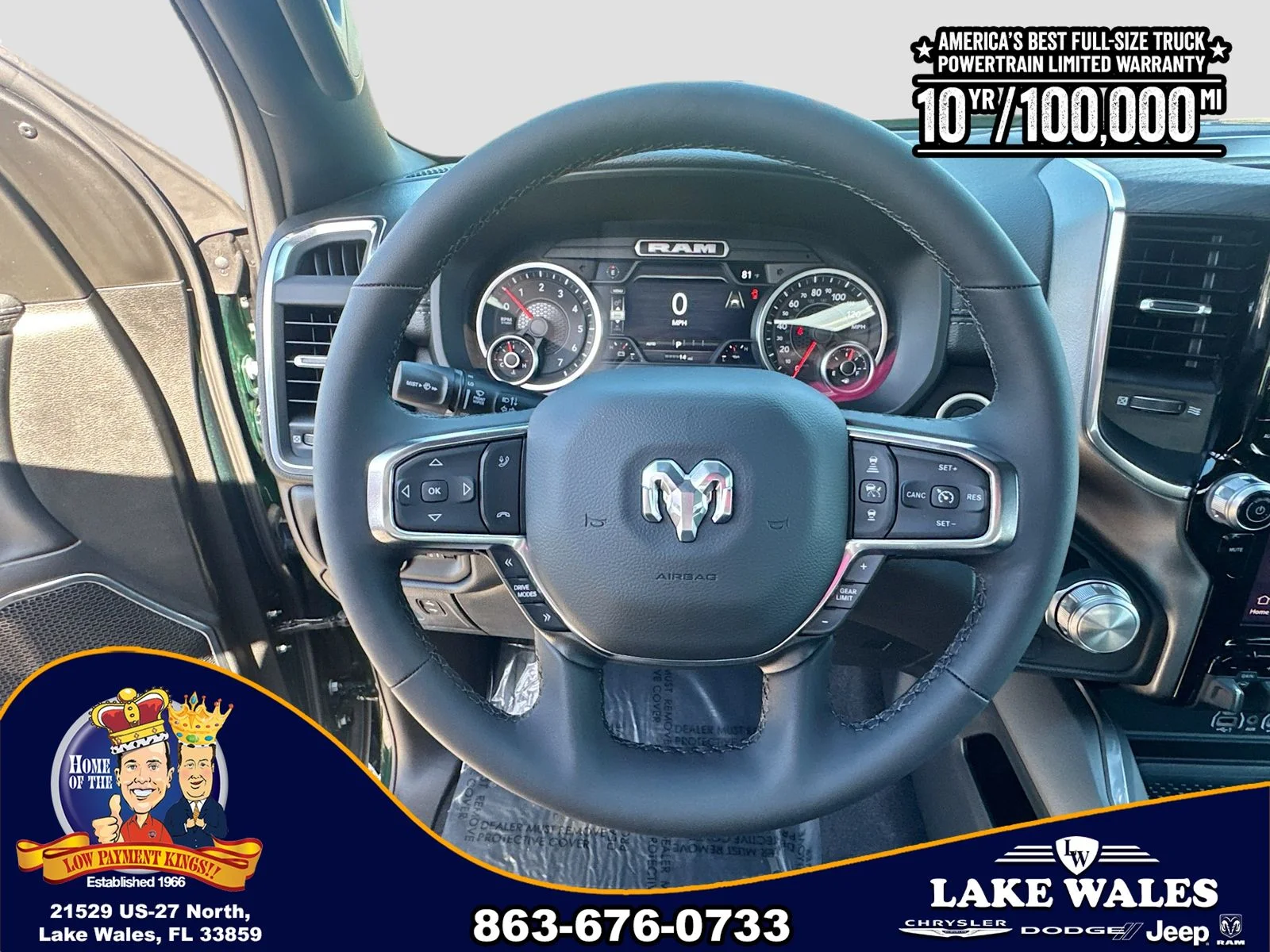New 2026 Serrano-Green Metallic Exterior Paint RAM Laramie image 10