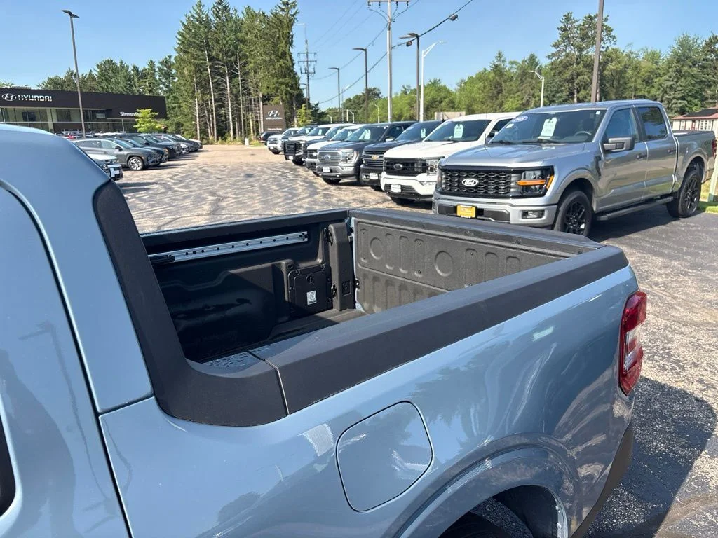Used 2024 Azure Gray Metallic Tri-Coat Ford Lariat image 27