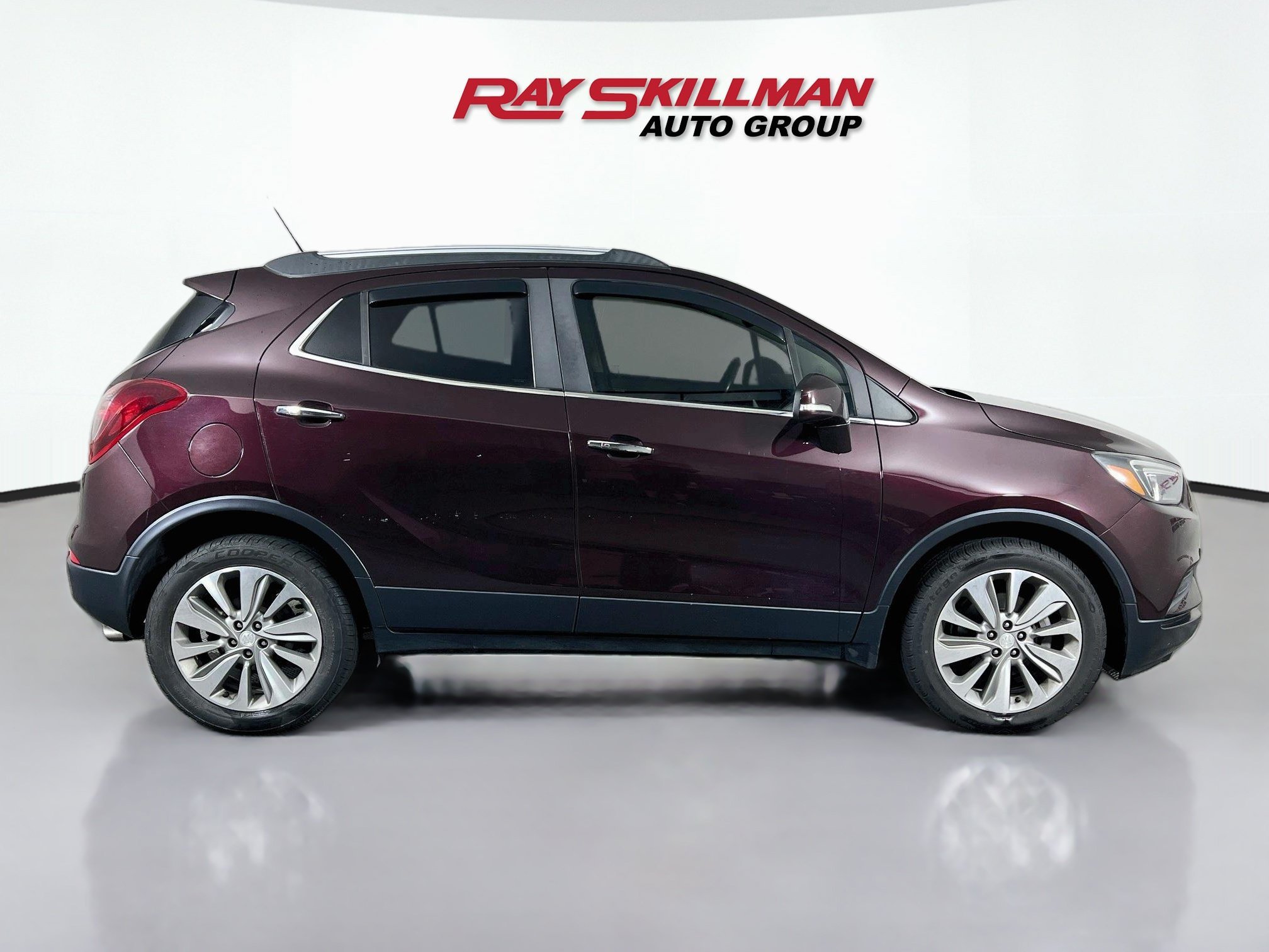Used 2018 Black Cherry Metallic Buick PREFERRED image 8