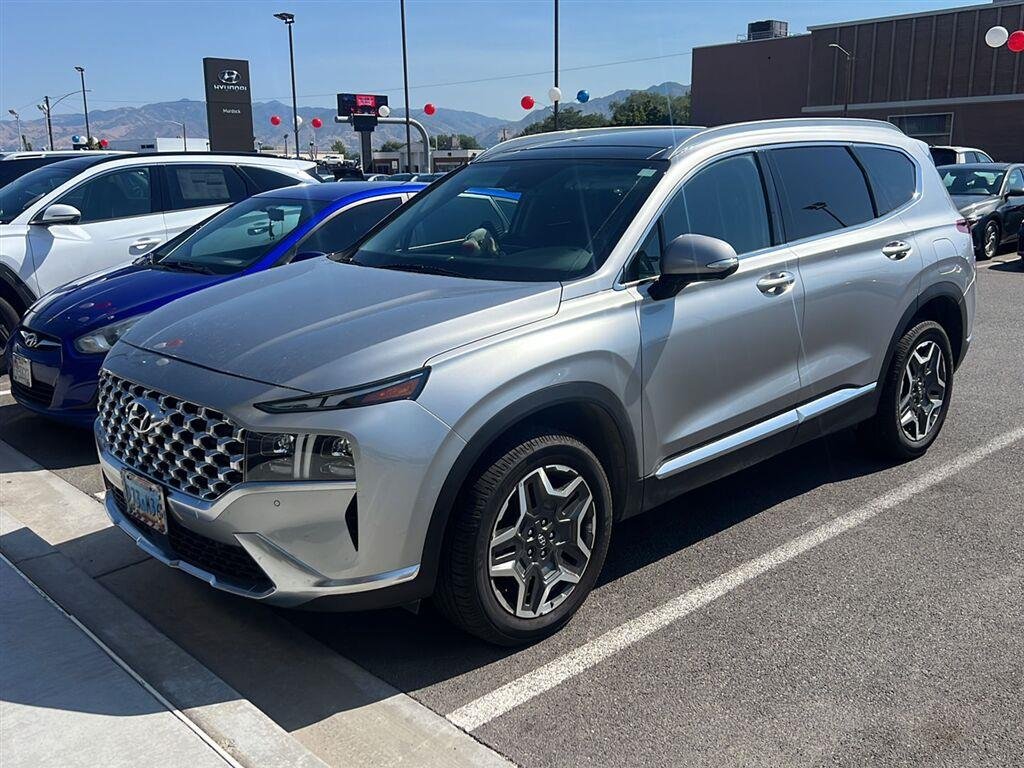 Certified Used 2021 Shimmering Silver Hyundai Limited image 2