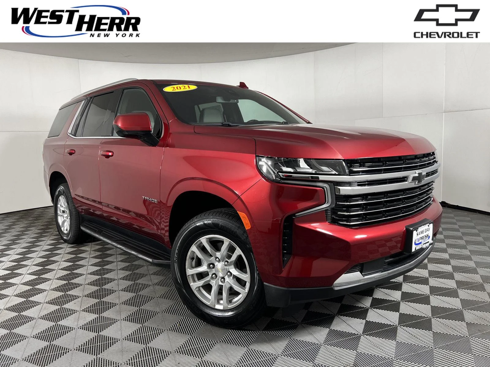 Used 2021 CHERRY RED TINTCOAT Chevrolet LT image 1