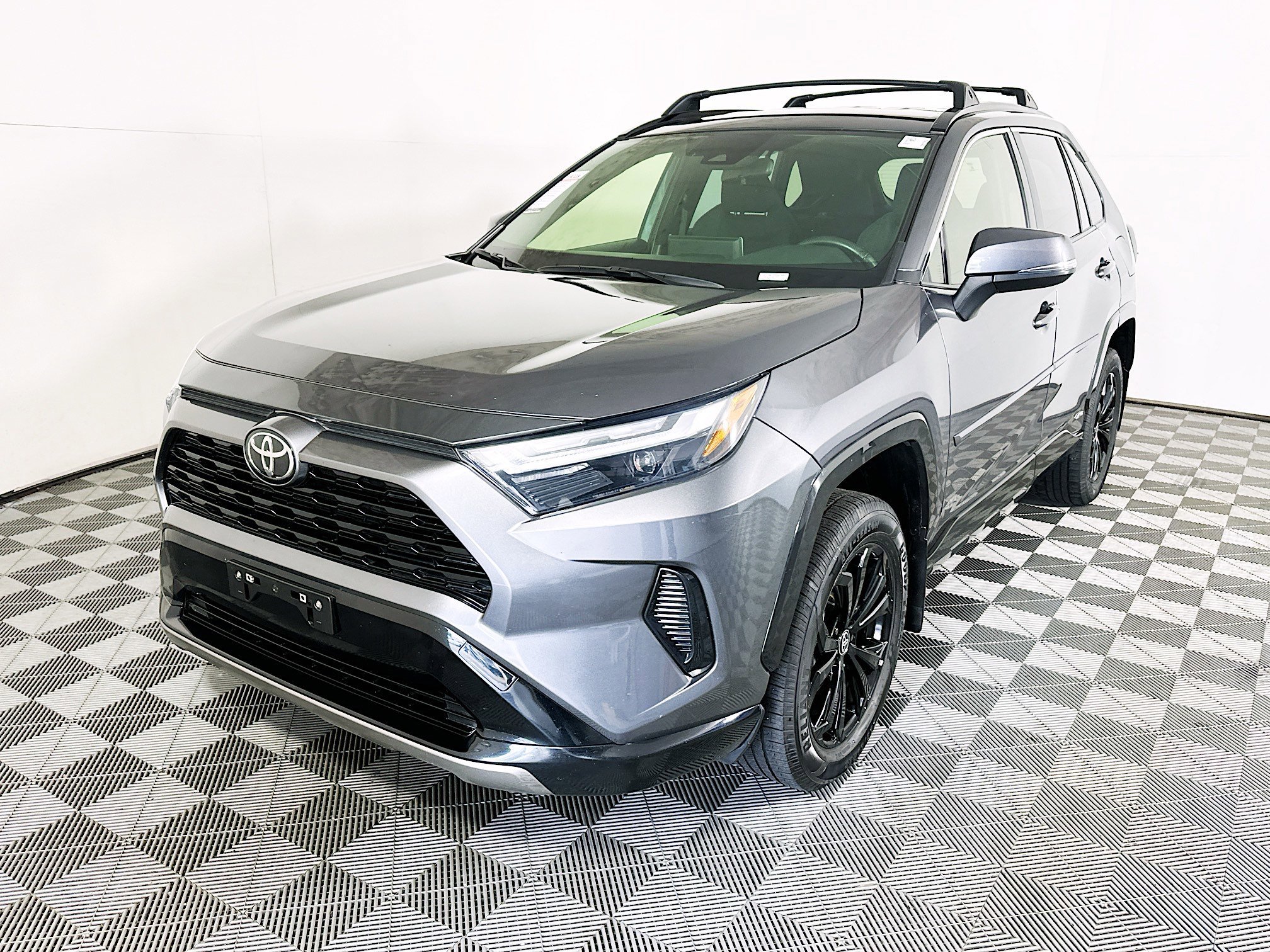 Used 2025 Magnetic Gray Metallic Toyota Hybrid SE image 7