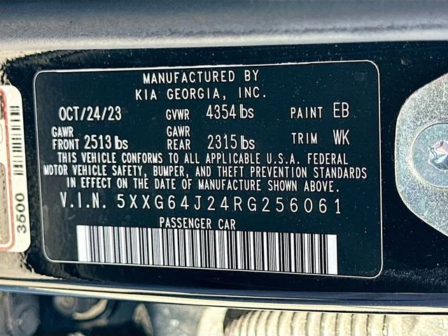 Used 2024 Black Kia GT-Line image 30