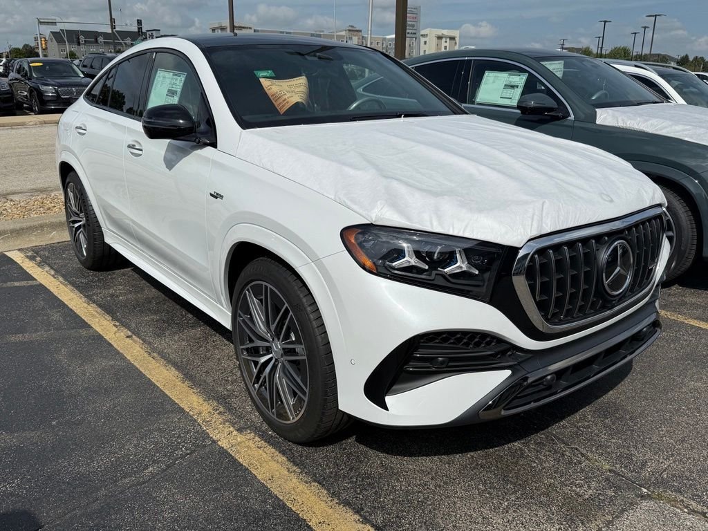 New 2027 MANUFAKTUR Moonlight White Metallic Mercedes-Benz AMG® GLE 53e 4MATIC+ Coupe image 1