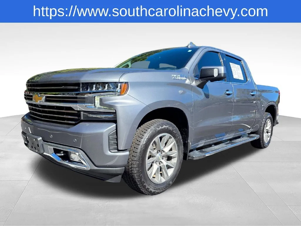 Used 2021 SATIN STEEL METALLIC Chevrolet High Country image 34
