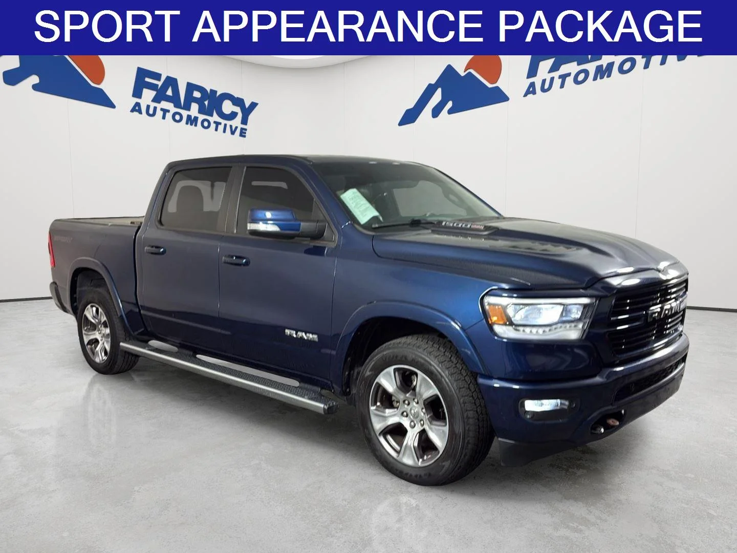Used 2020 Patriot Blue Pearlcoat Ram Laramie image 2